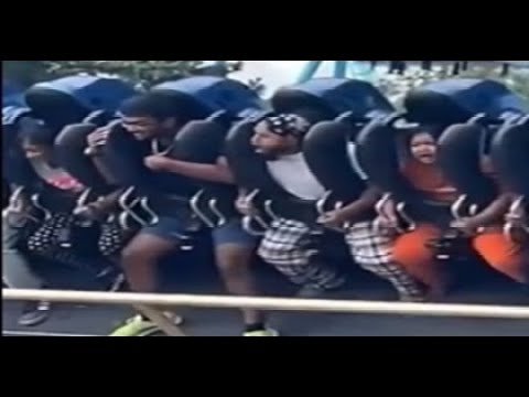 Dude Goes Bonkers After Being Stuck on a Canadian Amusement Park Ride.