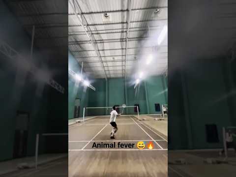 Animal fever🤒 in badminton🏸😅#ytshorts #badminton #viral #animal