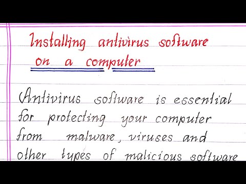 How To Install Antivirus Software on a Computer || Instruction Writing || Shorts Writeology TV