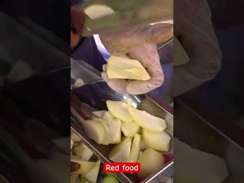 Apple cutting - fruit cutting street food #fruit #cut #ninjafruit #streetfood