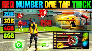 Free Fire Auto Headshot Trick 2024 Sensitivity | 2gb, 4gb, 6gb Ram Headshot Sensitivity Setting