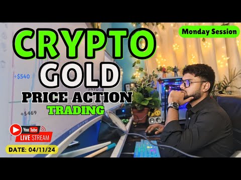 Live on Bitcoin | Gold |Scalp with Price Action @b.techtraderss  #live #Btc #trading #04-10-2024