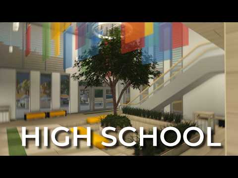 decorating my $2M HIGH SCHOOL in bloxburg