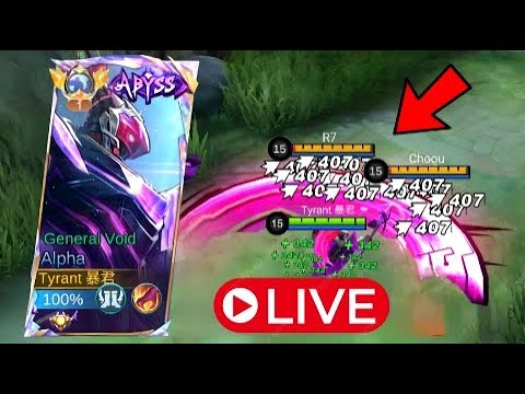 TYRANT ALPHA LIVESTREAM SPAM ALPHA -  Mobile Legends