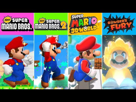 【スーパーマリオシリーズ】巨大マリオ（巨大キノコの場所）集 / Super Mario series All Mega Mario Attacks＋α