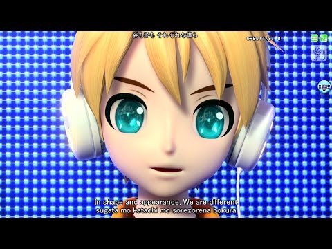 [60fps Full風] Fire◎Flower "Firework◎" - Kagamine Len 鏡音レン DIVA English lyrics Romaji subtitles