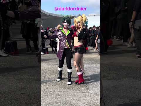 Suicide Squad Isekai Joker and Harley Quinn cosplay#cosplay#dccomics#joker#harleyquinn#batman#anime