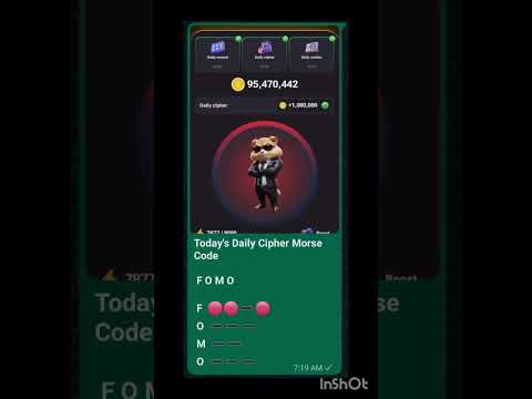 Today cypher Morse code 26 Jun 24 #freeairdrop #cryptocurrency #hamsterkombat #cypher #morsecode