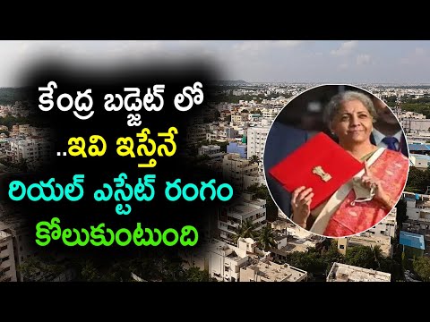 బడ్జెట్ లో రియల్ ఎస్టేట్ డిమాండ్లు.. Real estate looks for much-needed relief  | Baahuley Promoters