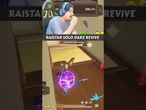 RAISTAR SOLO DARE REVIVE TRICKS PART -2 #viralshorts #short #freefire #raistar #gyangaming