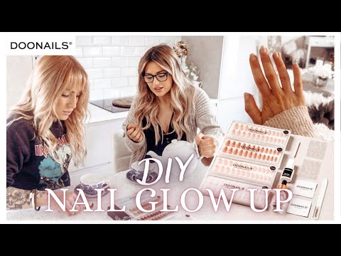 DAY IN THE LIFE - TESTING DOONAILS SOFT GEL NAILS WITH MY SISTER - Haul & review