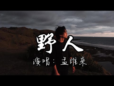 孟维来 - 野人『不再借世人的手 替我开脱，遍野的花骨朵 也能够耐住寂寞。』『动态歌词MV』