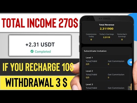 New Usdt earning Site | New Usdt Site 2024 | Best usdt earning platform 2024|Earn Usdt Mining App