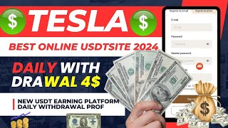 New Online Trading platform Online money making sites 2024 USDT platform #2024