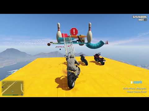 Ramp Bike Running Challenge #gta5 #youtube