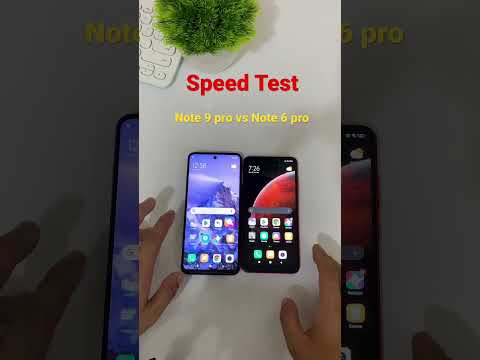 Redmi Note 9 pro vs Redmi Note 6 pro Speed Test #shorts