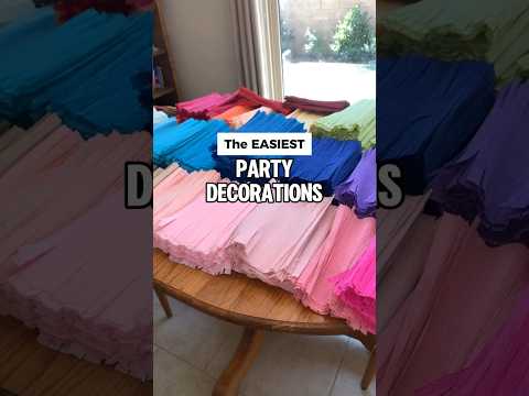 Easiest Way To Decorate A Party On A Budget | Affordable Party Decorations #shorts #partyideas