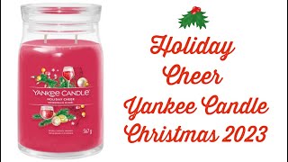 NEW Christmas 2023 Yankee Candle Review: Holiday Cheer