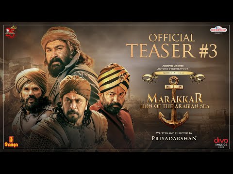 Marakkar - Official Hindi Teaser #3 | Mohanlal | Suniel Shetty | Arjun | Prabhu | Priyadarshan