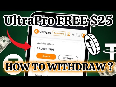 Withdrawal of FREE $25 USDT on UltraPro Exchange Revealed!