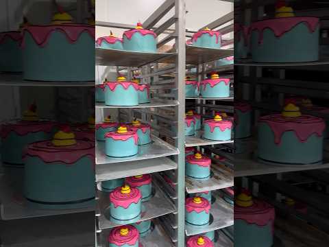 BEHIND THE SCENES! Let’s take a look at how our CARTOON CAKE is made! @FergusonPlarreBakehouses