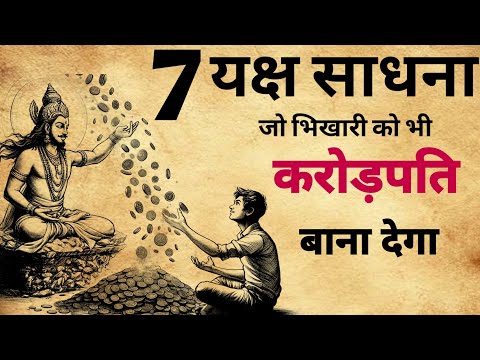 यक्ष साधना के 7 मंत्र साधना,जो भिखारी को भी करोड़पति बना देगा | #yakshini_sadhna