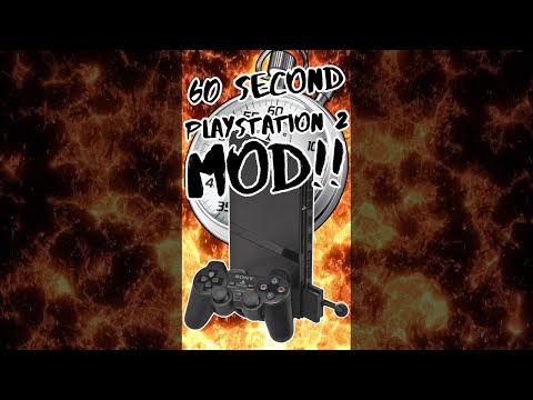 Modding a PS2 in 60 Seconds // PlayStation 2 Modding Made Easy! #shorts