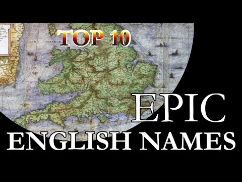 Top 10 Epic English Names (Male)