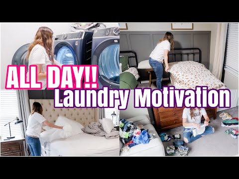 EXTREME LAUNDRY MOTIVATION 2022 | ALL DAY LAUNDRY | LAUNDRY ROUTINES