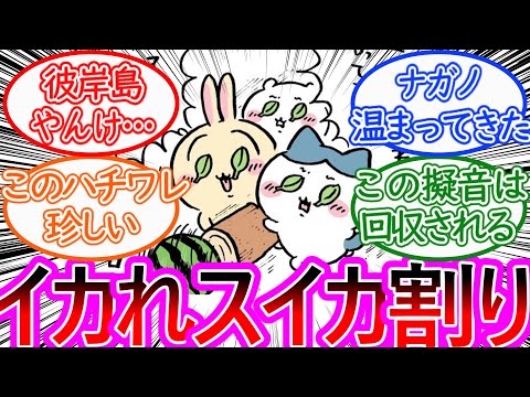 【ちいかわ】ちいかわ達、とんでもないスイカ割りをしてしまう…に対する読者の反応集【ゆっくりまとめ】