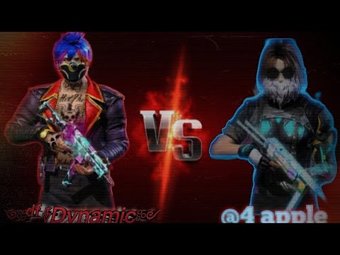 TGR df Dynamic😎 Vs @4 apple 🍎 | 1vs1 Most Demanded Match 🍷🗿