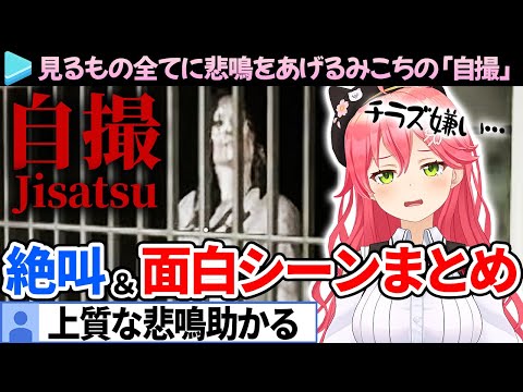 【自撮】上質な悲鳴と面白リアクションがたまらないみこちの絶叫＆爆笑シーンまとめ【さくらみこ/ホロライブ切り抜き/チラズアート】