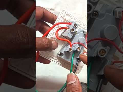 #shorts power socket connection 1 switch 1scoket connection 1 switch 1scoket 1incater wiring board