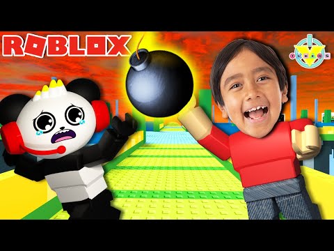 Boom! RYAN Plays BOMB TAG with COMBO PANDA!