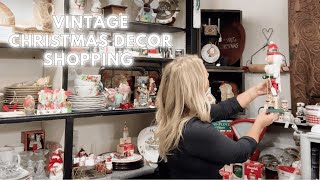 Vintage Christmas Decor Shopping & Christmas Decor Haul 2024!