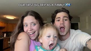 CALI VLOG✈️🌊🌎 Our first plane ride with Rustyn!