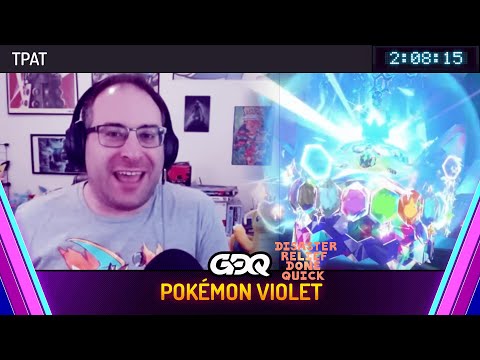 Pokémon Violet by tpat in 2:08:15 - Disaster Relief Done Quick 2024