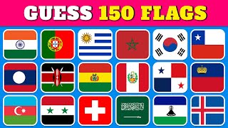 Guess the Country by the Flag Quiz 🚩 | Can You Guess the 150 Flags?