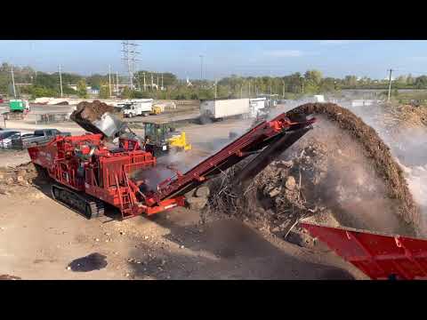 Morbark 6400XT with Screencore 480 Mulch Stacker- Maverick Environmental Equipment