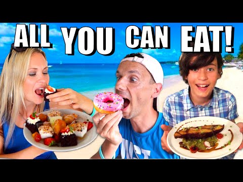 24hrs eating ALL INCLUSIVE! At Sea Breeze Beach House Hotel Barbados 😋 *vegan