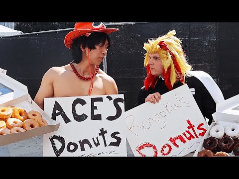 ace and rengoku have a donut war || Anime Expo 2024 (Ft. @Jefferyzang )