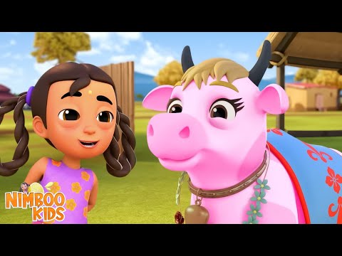 Gaiya Meri Gaiya, एक कौवा प्यासा था + More Hindi Cartoon Song by Nimboo Kids