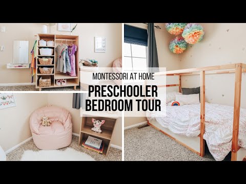 MONTESSORI AT HOME: Montessori Preschool Bedroom Tour