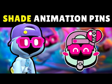 ALL New Brawler Shade Pins Animations! #BrawlStars #Shade