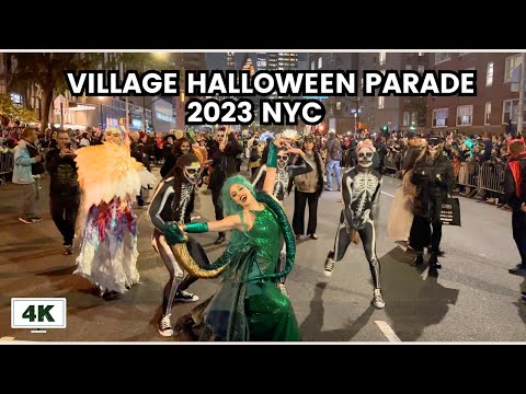 4K NYC Halloween Parade 2023 | NYC Village Halloween Parade