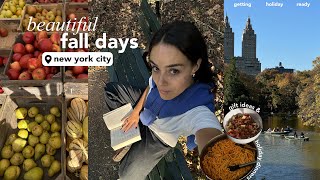 fall days in nyc | hosting holiday dinners, gift ideas & lovely moments