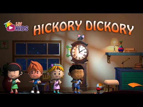 Hickory Dickory Dock with Lyrics | LIV Kids Nursery Rhymes and Songs | HD