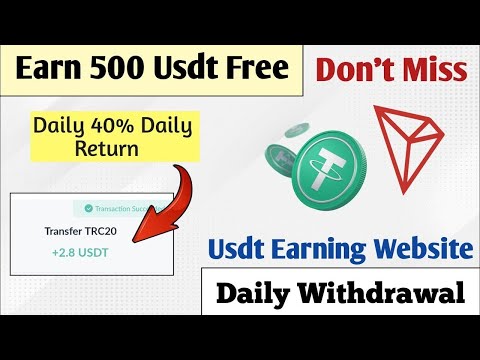 Usdt Site For making Online Money | Free Online Earning Latest Site | Usdt Earning Site | Make Money