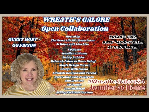 Wreaths Galore Collaboration #wreathsgalore24 #wreath #wreaths #fall #collab #collaboration #bow