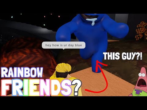 my first friend in roblox..💀💀(RAINBOW FRIENDS)